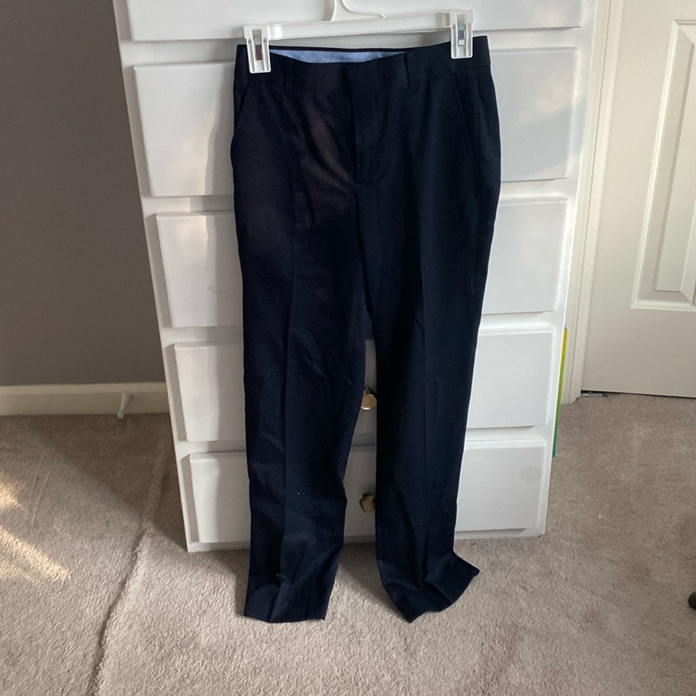 Boys Tommy Hilfiger navy dress pants